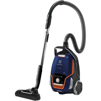 Būgninis dulkių siurblys Electrolux EUOC94DB, sausas valymas, 5 L dulkių maišas, 850 W, 12 m spindulys, alergijų filtras, juodas