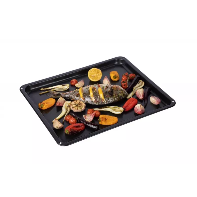 Kepimo padėklas orkaitei Electrolux E9OOAF11 – stačiakampis 385×465×25 mm, nelimpantis, juodas
