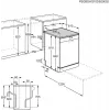 Elektrinis indaplovė Electrolux ESA42110SW laisvai pastatoma siaura 9 komplektai 47 dB