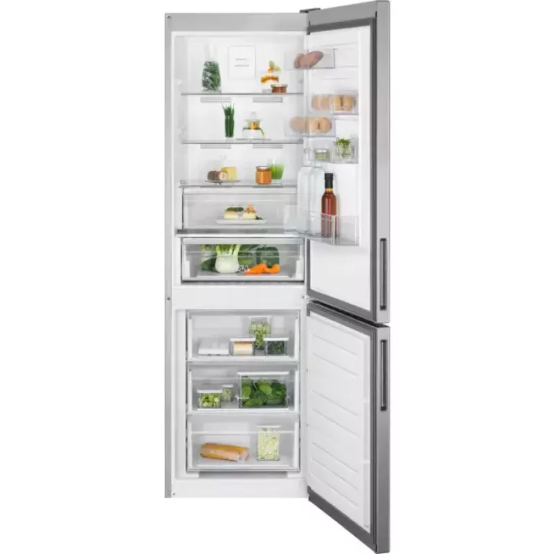 Electrolux LNC7ME32X3 Laisvai pastatomas šaldytuvas-šaldiklis 330 L Nerūdijantis plienas