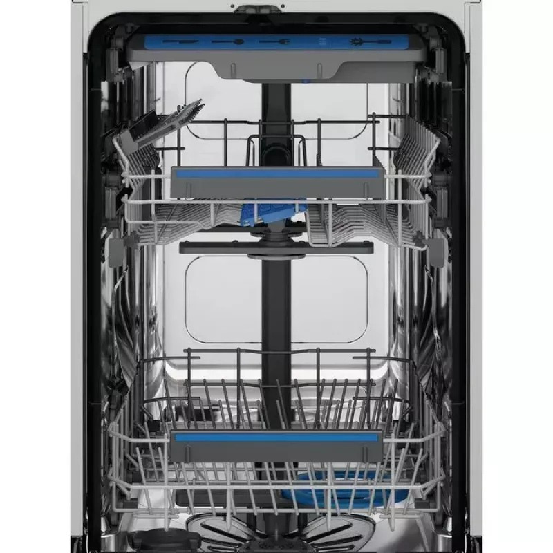 Įmontuojamas indaplovė Electrolux EEA43211L — siaura 45 cm, 13 komplektų, 47 dB, AirDry