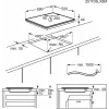 Indukcinė kaitlentė Electrolux EIV634, juoda, įmontuojama, 60 cm, 4 zonos