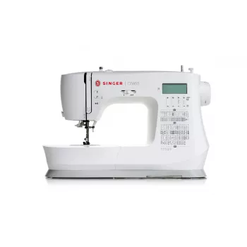 SINGER automatinė siuvimo mašina C5955 — 417 siūlių raštai, 1 žingsnio sagos skylutė, 110 W, elektrinė, balta