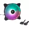 Chieftec Chieftronic Nova Set Ventiliatorių 12 cm Juodas 3 vnt.