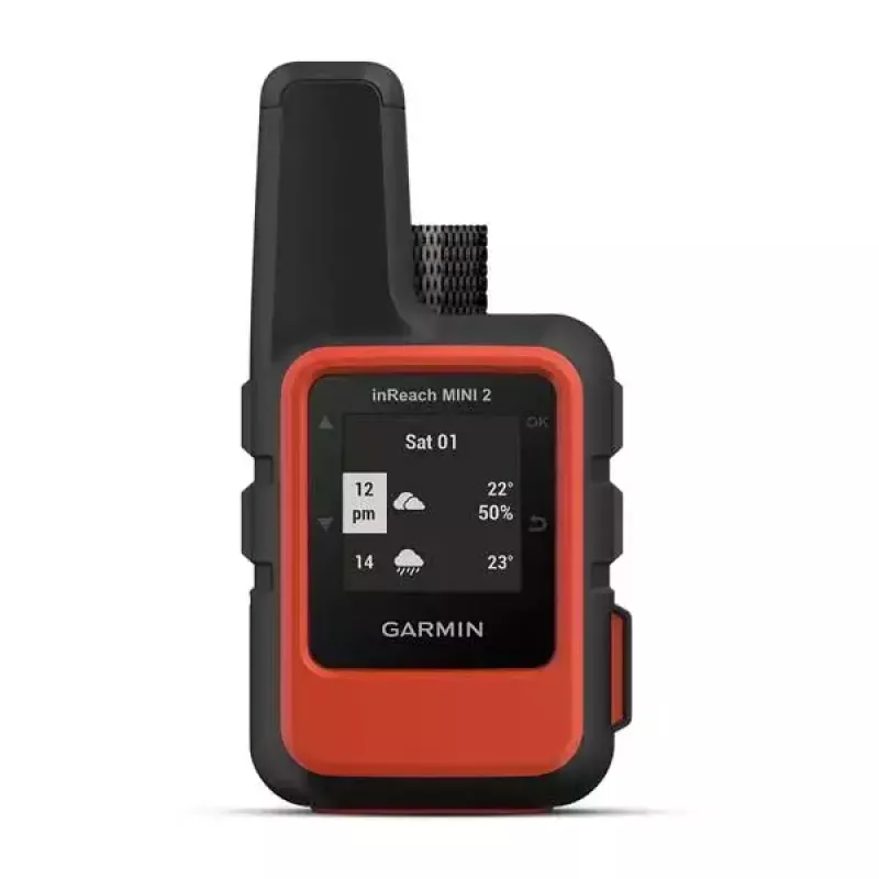 Garmin inReach Mini 2 Asmeninis palydovinis ryšio įrenginys Juodas Raudonas IPX7 336h Baterijos veikimo laikas