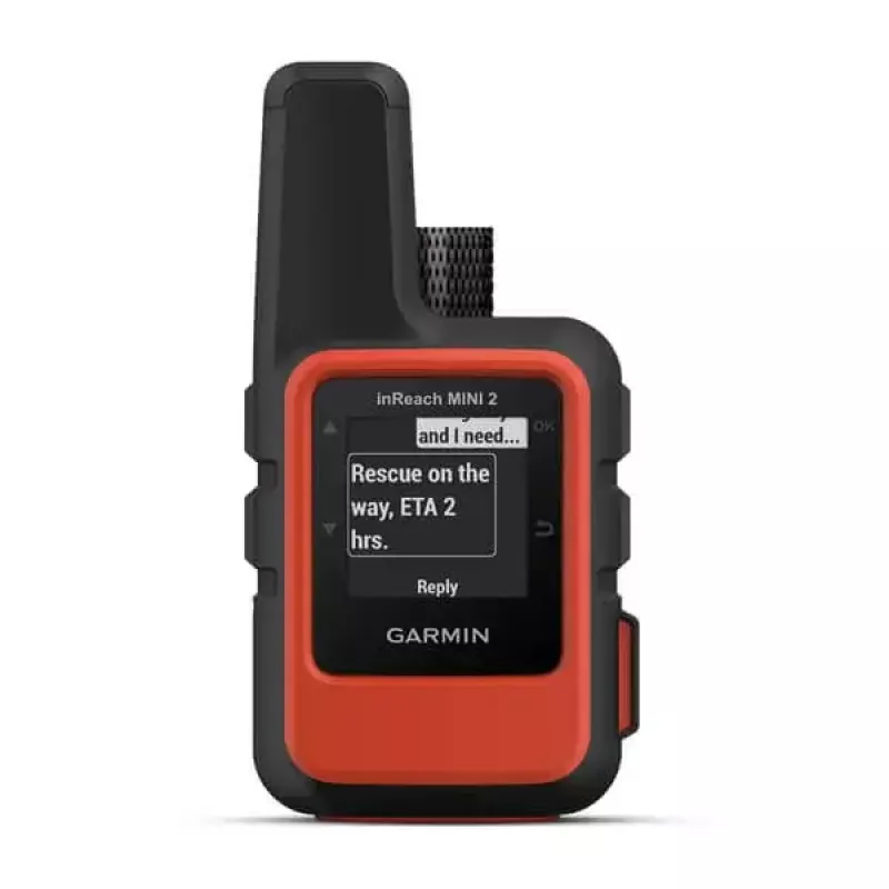 Garmin inReach Mini 2 Asmeninis palydovinis ryšio įrenginys Juodas Raudonas IPX7 336h Baterijos veikimo laikas