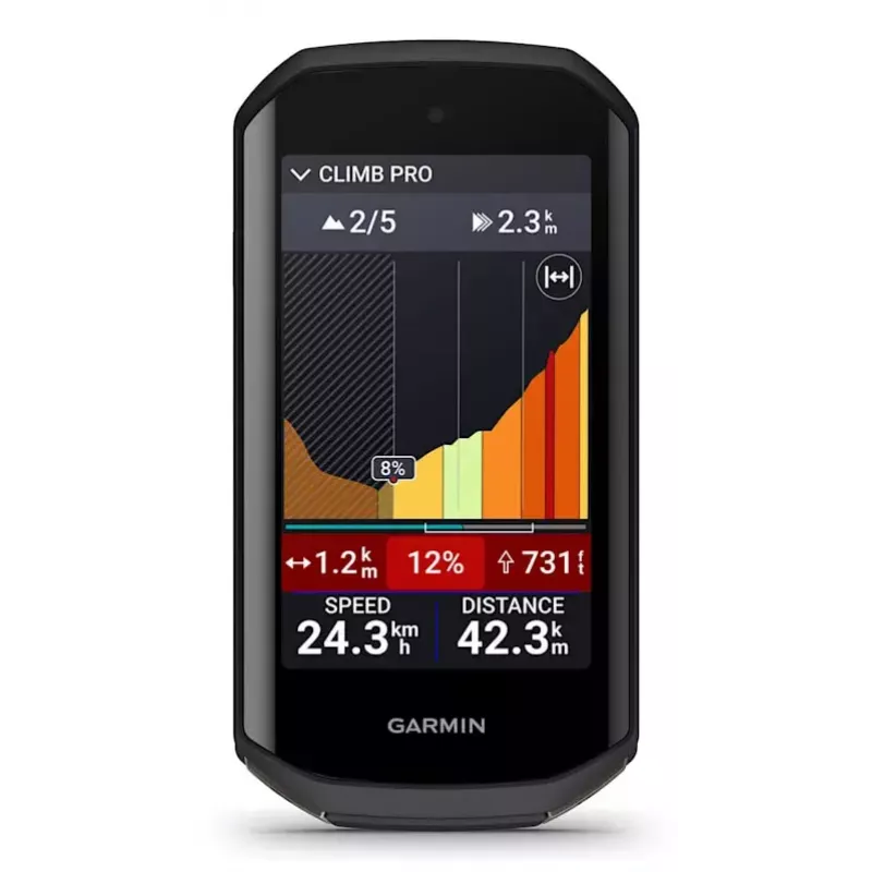 Belaidis dviračio kompiuteris GARMIN Edge 1050 8,89 cm (3,5 colio) LCD, 64 GB, GPS/GLONASS/Galileo, IPX7, 60 h