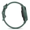 Išmanusis laikrodis GARMIN Lily 2 Active Green — 38 mm aliuminio korpusas, silikoninis dirželis, GPS, SpO2, 5 ATM, baterija 9 dienos