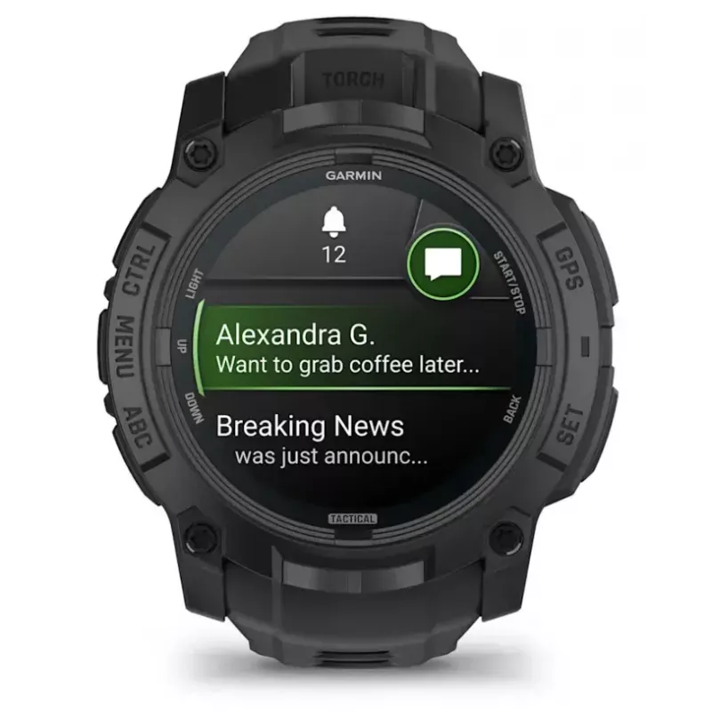 Išmanusis laikrodis Garmin Instinct 3 Tactical Edition Black
