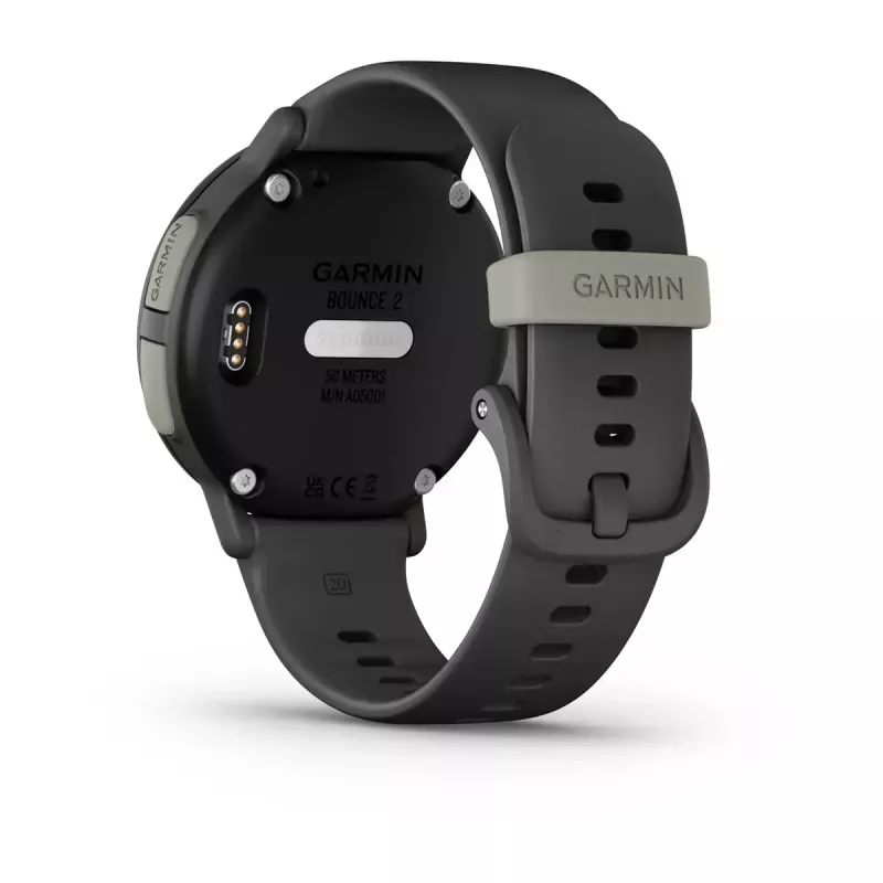 Garmin Bounce 2 išmanusis laikrodis vaikams, 1.2 inch AMOLED, GPS, Wi-Fi, LTE, Slate Grey (010-03399-00)