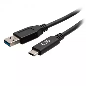 C2G USB-C (vyriškas) į USB-A (vyrišką) laidas 0,15 m USB 3.2 Gen 1 5 Gbps
