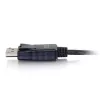C2G USB-C į DisplayPort adapterio laidas 4K 30Hz 1,8m juodas