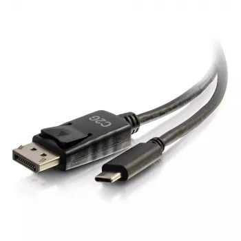 C2G USB-C į DisplayPort adapterio laidas 4K 30Hz 1,8m juodas