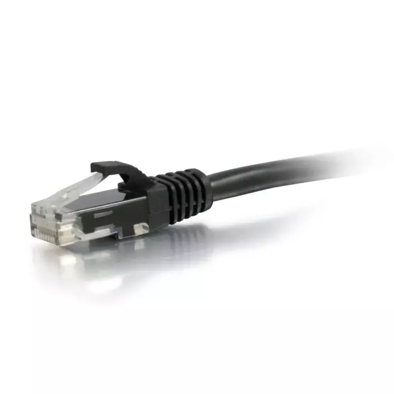 Tinklo jungiamasis kabelis C2G 3m Cat5e su gaubteliu, neekranuotas UTP, juodas