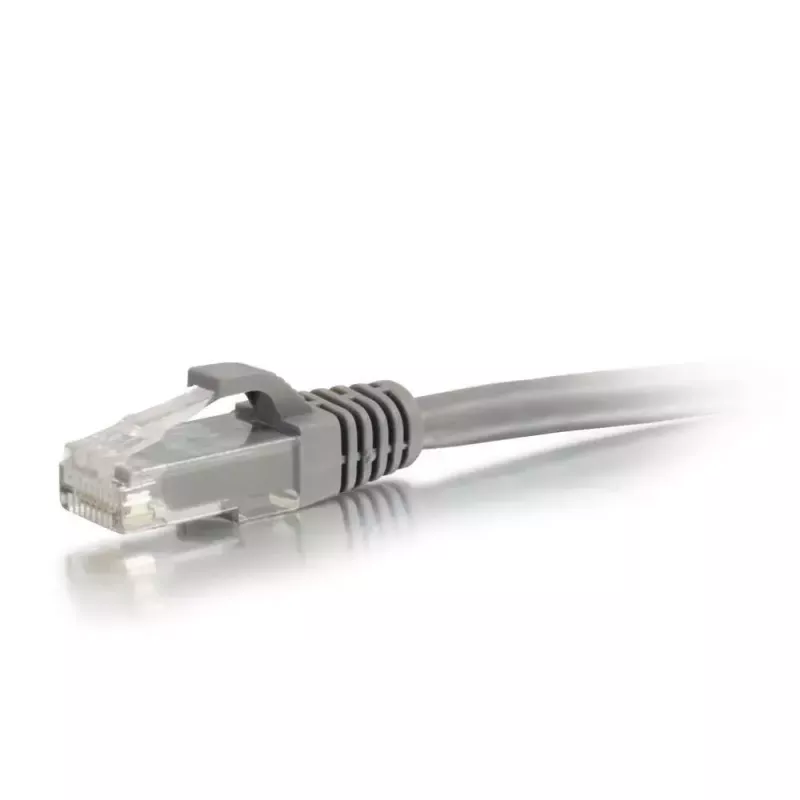 Tinklo jungiamasis laidas C2G 0,3m Cat6 Booted Unshielded UTP pilkas