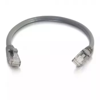 Tinklo jungiamasis laidas C2G 0,3m Cat6 Booted Unshielded UTP pilkas