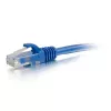 C2G 2 m Cat6 Booted UTP neekranuotas tinklo jungiamasis laidas mėlynas