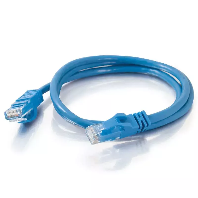C2G 2 m Cat6 Booted UTP neekranuotas tinklo jungiamasis laidas mėlynas