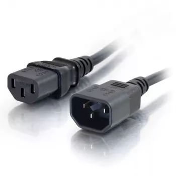 C2G 5m 18 AWG kompiuterio maitinimo ilgintuvas IEC320C13 į IEC320C14