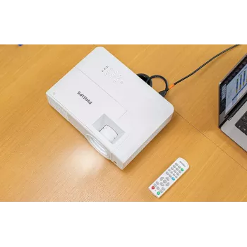 Projektorius Philips ProPix 650 standartinio fokusavimo 4000 ANSI liumenų DLP WXGA (1280x800) 3D baltas