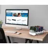 Manhattan 10 prievadų USB-C įkrovimo stotelė, 10x 20W, 200W, maitinimas iš tinklo (su US/EU/UK adapteriais)