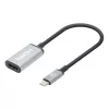 Manhattan USB-C į HDMI laidas, 4K@60Hz, 5 Gbps (USB 3.2 Gen1), 15 cm, juodas, vyriškas į moterišką