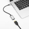 Manhattan USB-C į HDMI laidas, 4K@60Hz, 5 Gbps (USB 3.2 Gen1), 15 cm, juodas, vyriškas į moterišką
