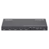 Manhattan 4K 4 prievadų HDMI multiviewer jungiklis, 4 įėjimai į vieną ekraną, 4k@30Hz, keli rodymo režimai, įskaitant paveikslėlyje paveikslėlį ir dvigubą/keturgubą ekraną, mygtukas arba nuotolinio valdymo pultas, 3,5 mm ir Toslink garsas, juodas, 3 metų 