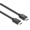 Manhattan HDMI 4K@60Hz laidas su Ethernet, 10 m, tinka VISIEMS 4K ir 1080p/HD naudojimui – atnaujinkite dabar arba turėkite atsargoje, Kištukas į kištuką, Juodas, Ultra HD 4k x 2k, Viso gyvenimo garantija, Premium High Speed