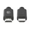 Manhattan HDMI 4K@60Hz laidas su Ethernet, 10 m, tinka VISIEMS 4K ir 1080p/HD naudojimui – atnaujinkite dabar arba turėkite atsargoje, Kištukas į kištuką, Juodas, Ultra HD 4k x 2k, Viso gyvenimo garantija, Premium High Speed