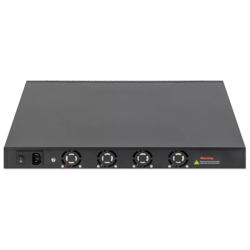 Intellinet 54 prievadų L3 valdomas PoE+ jungiklis su 48 Gigabit eterneto prievadais ir 6 SFP+ jungtimis