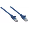 Intellinet tinklo jungiamasis kabelis, Cat6A, 20 m, mėlynas, varinis, S/FTP, LSOH / LSZH, PVC, RJ45, auksuoti kontaktai, su apsauginiu gaubteliu, su įvore, viso gyvenimo garantija