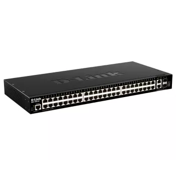 D-Link 48 prievadų Gigabit tvarkomas jungiklis su 2 x 10GBase-T ir 2 x 10G SFP+ prievadais