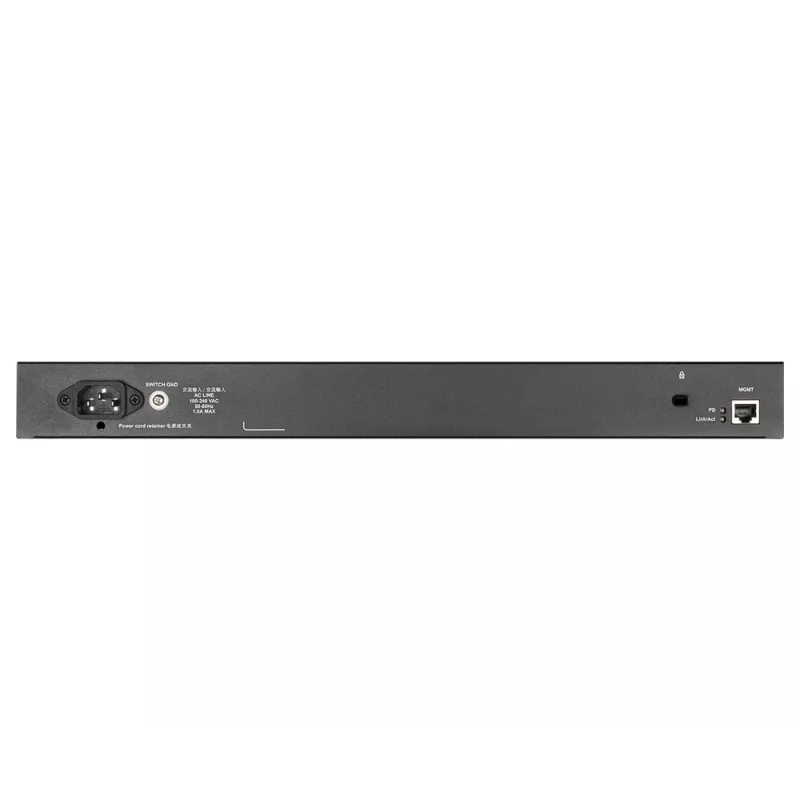 D-Link 48 prievadų Gigabit tvarkomas jungiklis su 2 x 10GBase-T ir 2 x 10G SFP+ prievadais