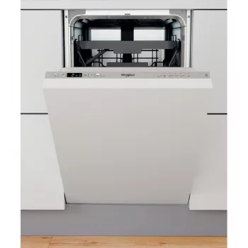 Whirlpool WSIC 3M27 C visiškai įmontuojamas siauras indaplovė 10 komplektų