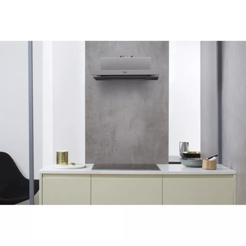 Whirlpool AKR 749/1 IX ištraukiamoji virtuvės gartraukis, 304 m³/h, pilkas