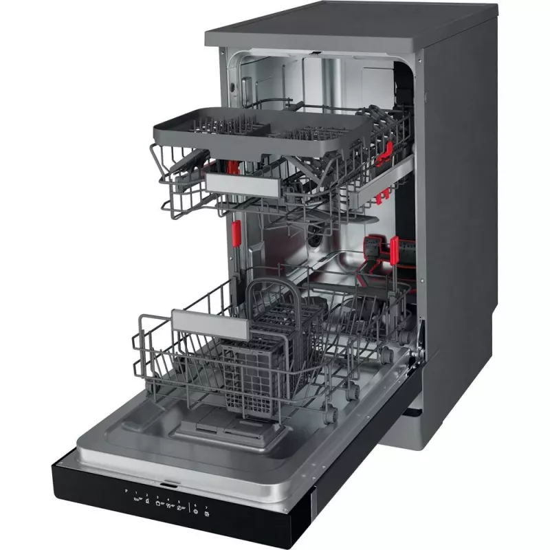 Indaplovė Whirlpool WSFO 3T223 PC X laisvai pastatoma, siaura (45 cm), 10 komplektų