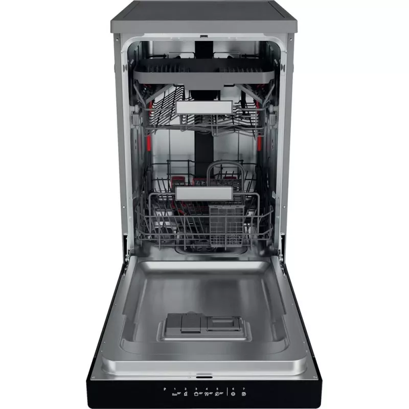 Indaplovė Whirlpool WSFO 3T223 PC X laisvai pastatoma, siaura (45 cm), 10 komplektų