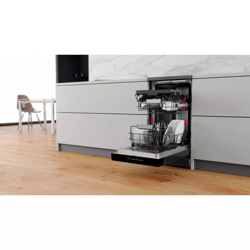 Indaplovė Whirlpool WSFO 3T223 PC X laisvai pastatoma, siaura (45 cm), 10 komplektų