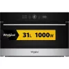Mikrobangų krosnelė Whirlpool WMD54MX, įmontuojama, 31 L, 1000 W, juoda/nerūdijantis plienas