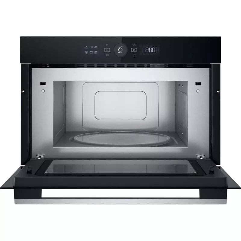 Mikrobangų krosnelė Whirlpool WMD54MX, įmontuojama, 31 L, 1000 W, juoda/nerūdijantis plienas
