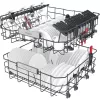 Whirlpool WIO 3O26 PL pilnai įmontuojama indaplovė, 14 komplektų