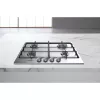 Whirlpool TGML 650 IX nerūdijančio plieno įmontuojama dujinė kaitlentė, 58 cm, 4 zonos