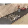 Whirlpool TGML 650 IX nerūdijančio plieno įmontuojama dujinė kaitlentė, 58 cm, 4 zonos
