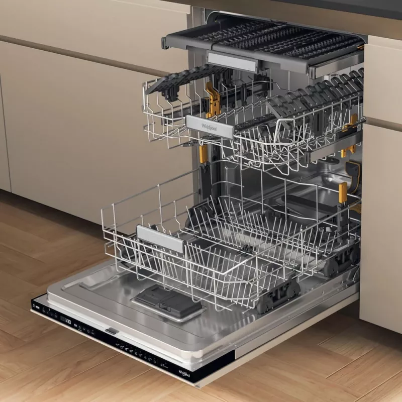 Indaplovė Whirlpool W7I HP42 L visiškai įmontuojama 15 komplektų