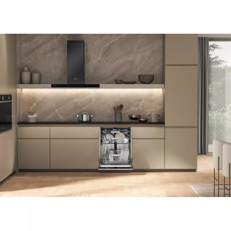 Indaplovė Whirlpool W7I HP42 L visiškai įmontuojama 15 komplektų