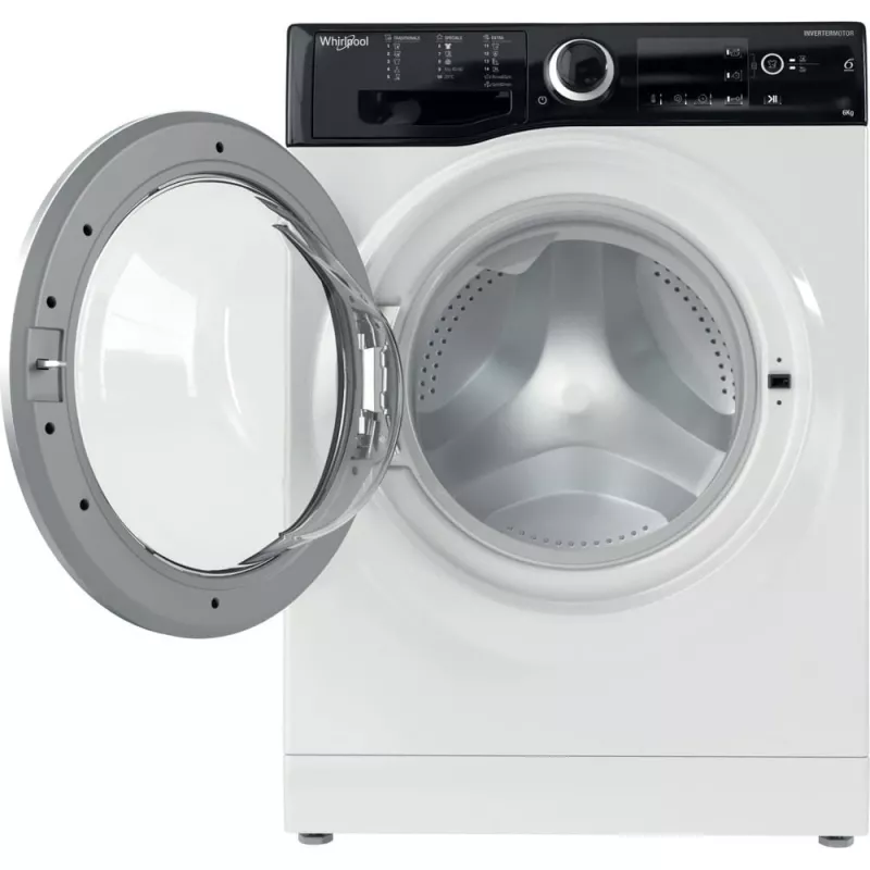 Whirlpool WRBSB 6249 S EU skalbyklė priekinio pakrovimo 6 kg 1151 aps./min. juoda, balta