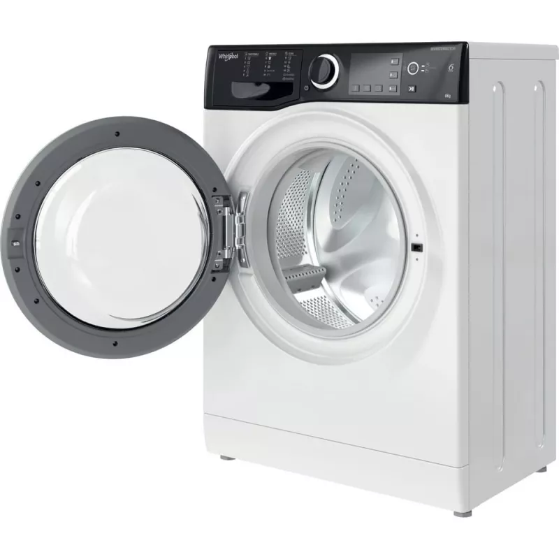 Whirlpool WRBSB 6249 S EU skalbyklė priekinio pakrovimo 6 kg 1151 aps./min. juoda, balta