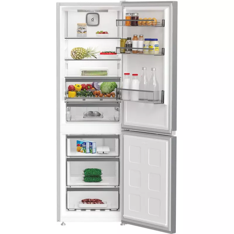 Whirlpool WHK 25364 XP4E Laisvai pastatomas šaldytuvas-šaldiklis 316 L Nerūdijantis plienas