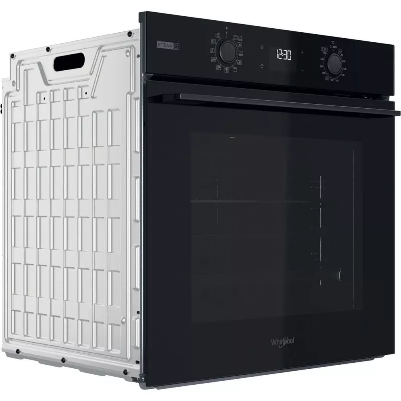 Whirlpool OMSK58RU1SB 71 L Juoda įmontuojama elektrinė orkaitė